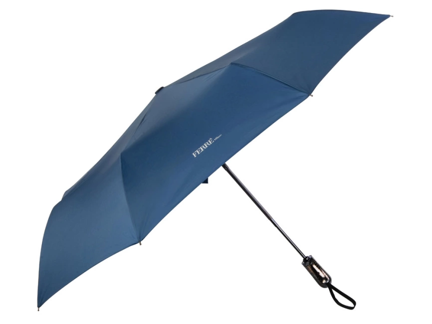 Зонт складной автоматичский Ferre Milano, синий фото 3