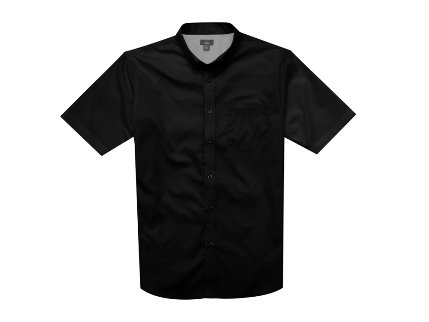 Рубашка Stirling мужская с коротким рукавом, черный фото 4