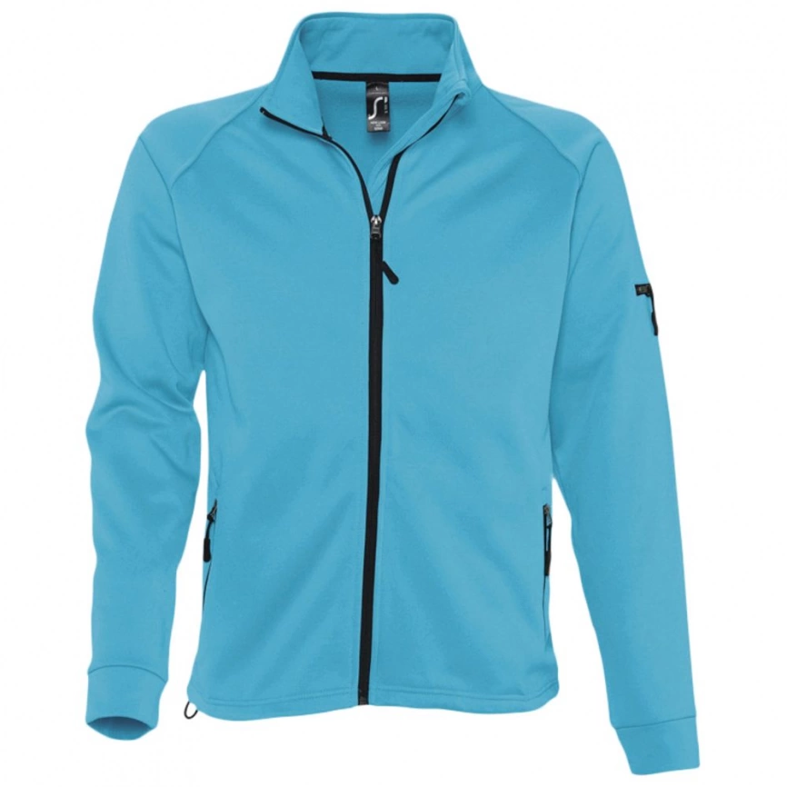 Куртка флисовая мужская New look men 250 бирюзовая, размер S фото 1