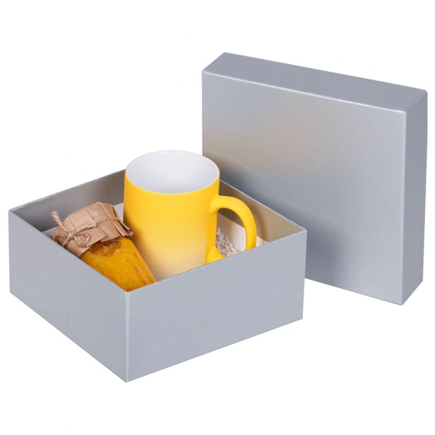 Коробка Satin, малая, серебристая фото 2