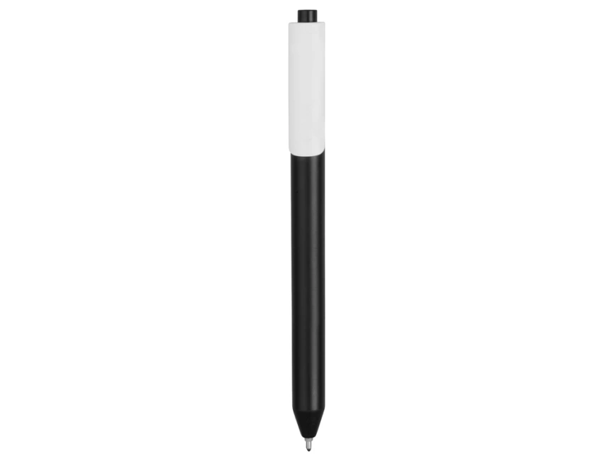 Ручка шариковая Pigra модель P03 PMM, черный/белый фото 2