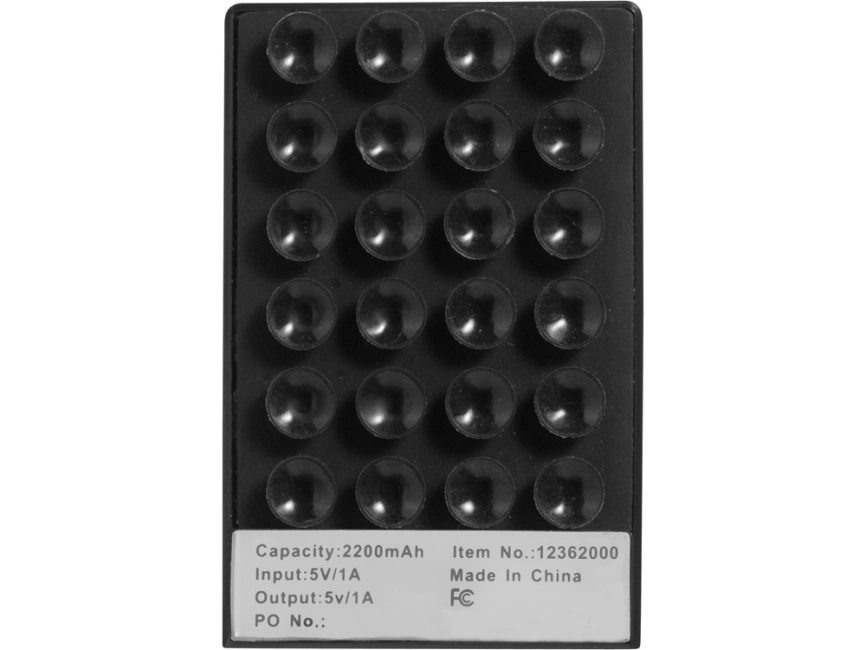 Портативное зарядное устройство PB-2200 Stinger, черный фото 3