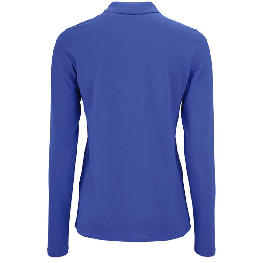 Рубашка поло женская с длинным рукавом Perfect LSL Women ярко-синяя, размер XXL фото 7