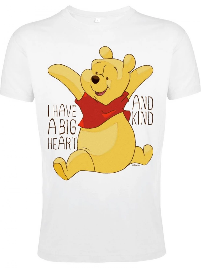 Футболка Winnie. Big Heart, белая, размер S фото 4