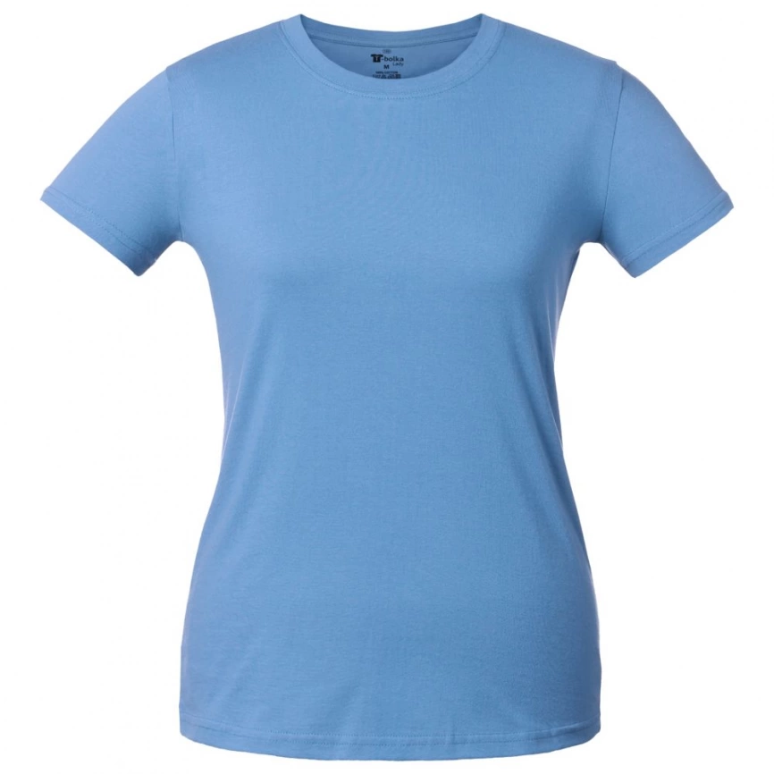 Футболка женская T-bolka Lady голубая, размер XL фото 1