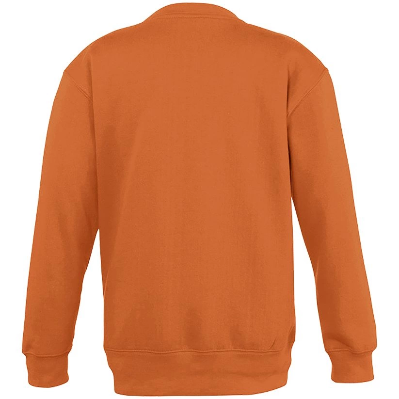 Толстовка детская New supreme kids 280, оранжевая, на рост 118-128 см фото 4