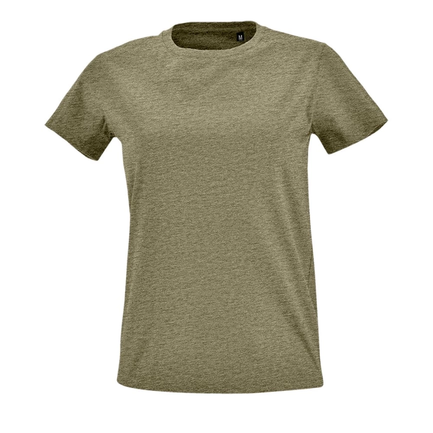 Футболка женская Imperial Fit Women меланж хаки, размер XL фото 1