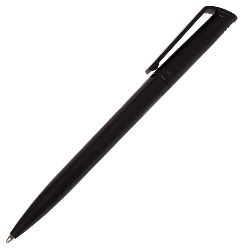 Ручка шариковая Flip, черная фото 3