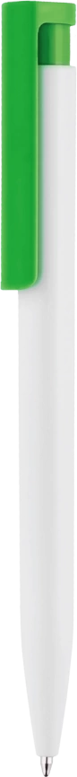 Ручка шариковая CONSUL, белая с салатовым фото 1