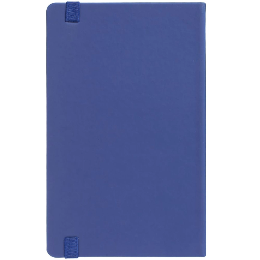 Блокнот Shall Round, синий фото 4