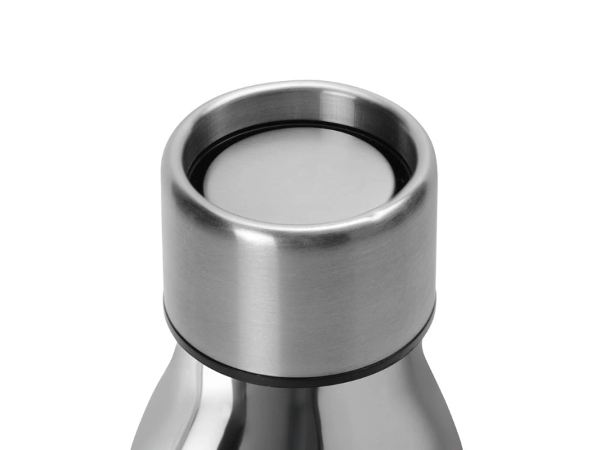 Вакуумная герметичная термобутылка Fuse с 360° крышкой, серебристый, 500 мл фото 3