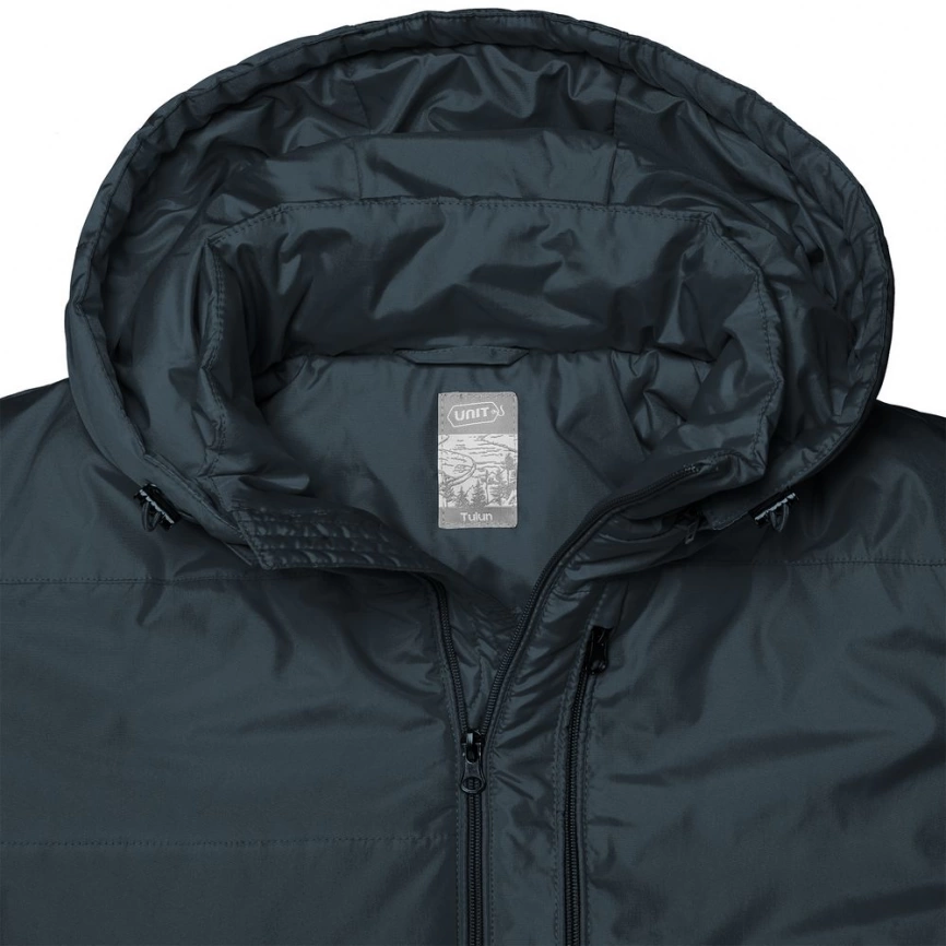 Куртка Unit Tulun, темно-синяя, размер S фото 4