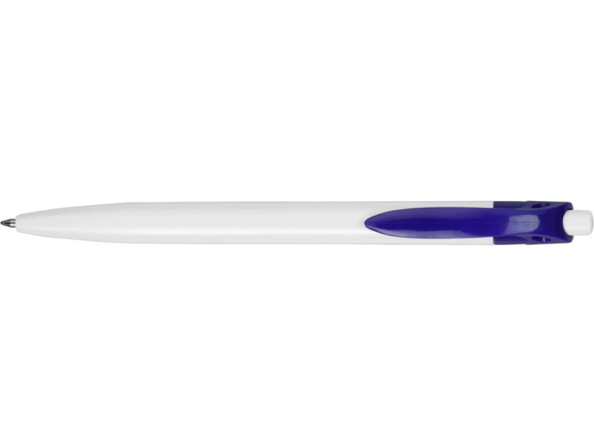 Ручка шариковая Какаду, белая с синим фото 5