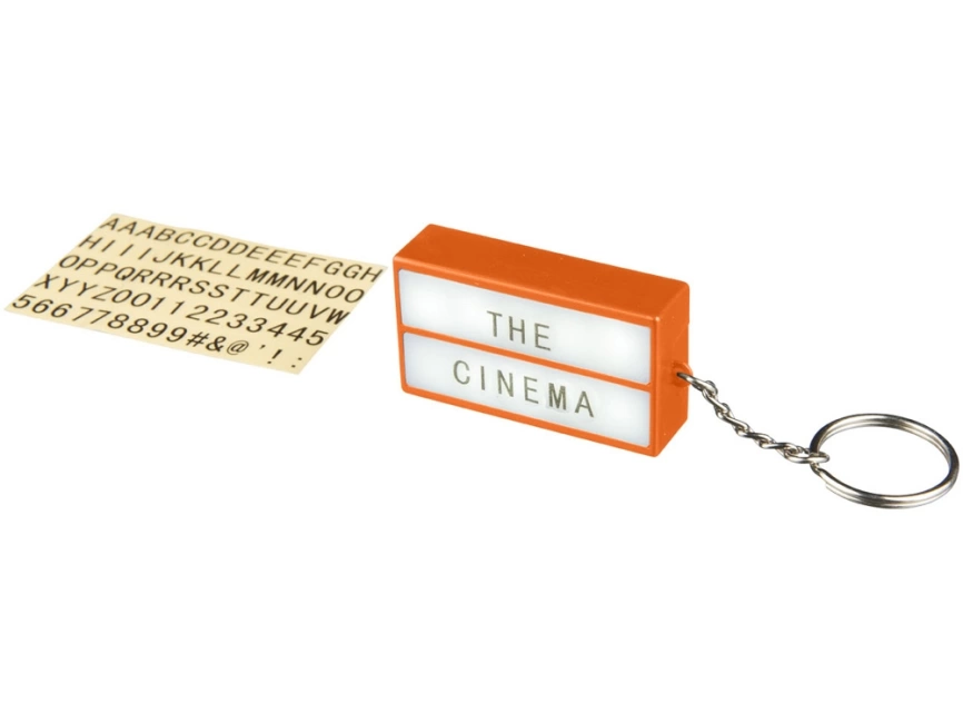 Брелок - фонарик Cinema, оранжевый фото 1