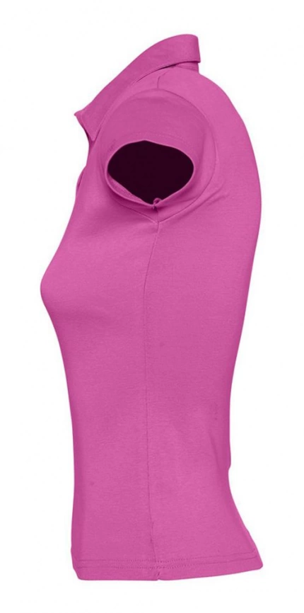 Рубашка поло женская без пуговиц Pretty 220 ярко-розовая, размер L фото 3