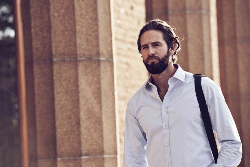 Рубашка мужская в клетку Tribeca, черная, размер M фото 3