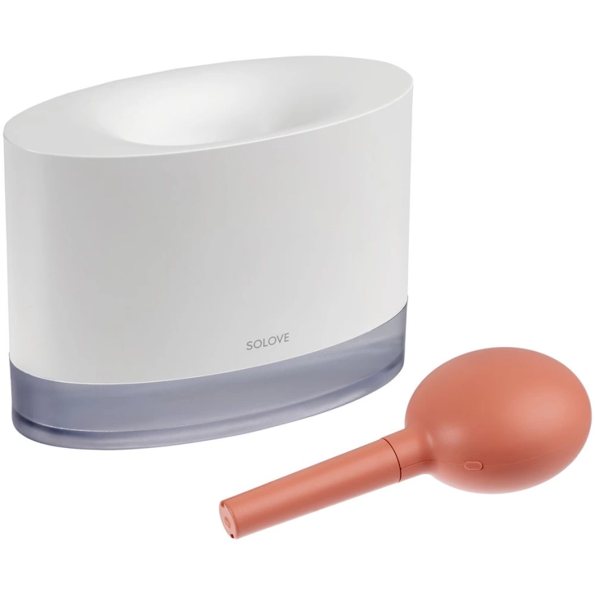 Увлажнитель воздуха H5, белый с коралловым фото 3