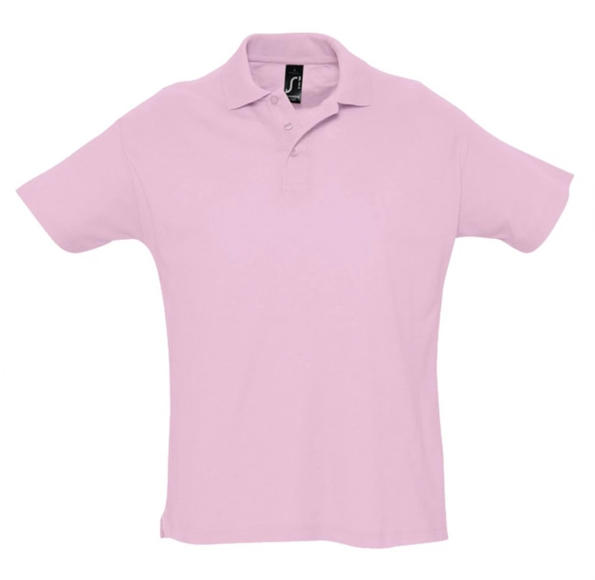 Рубашка поло мужская Summer 170 розовая, размер S фото 1