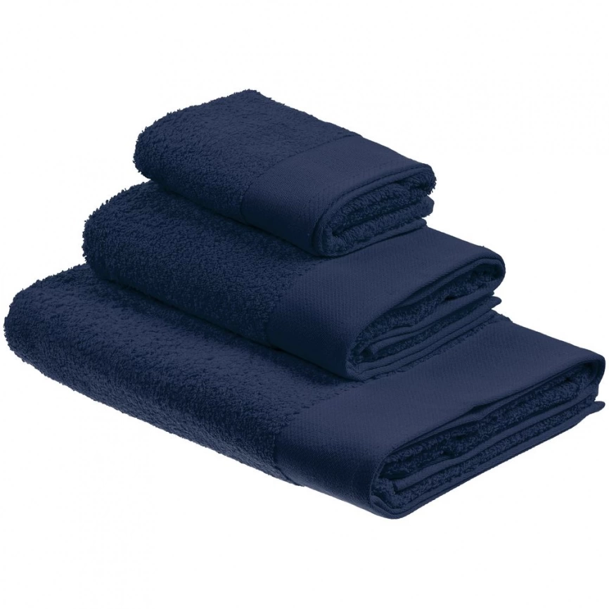 Полотенце Odelle, малое, темно-синее фото 5