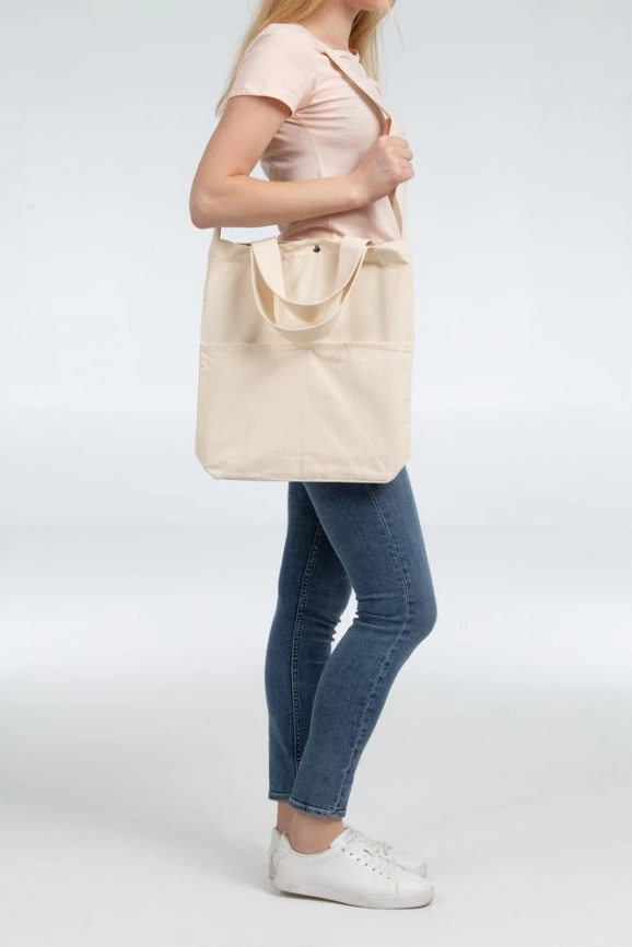 Сумка холщовая через плечо Artspace, неокрашенная фото 6