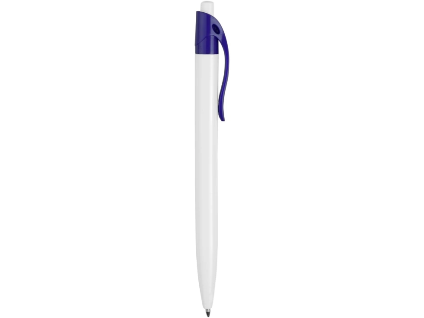 Ручка шариковая Какаду, белая с синим фото 3