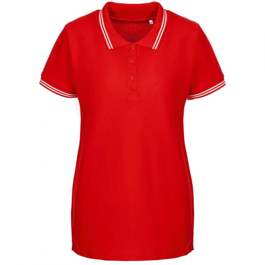 Рубашка поло женская Virma Stripes Lady, красная, размер S фото 1