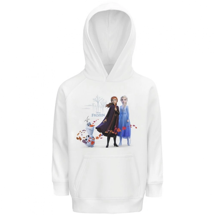 Худи детское Frozen Sisters, белое, на рост 142-152 см (12 лет) фото 4