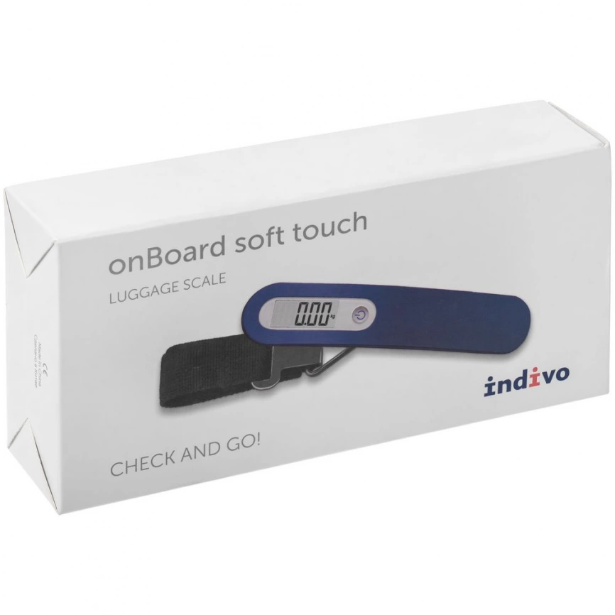 Дорожные весы onBoard Soft Touch, черные фото 7