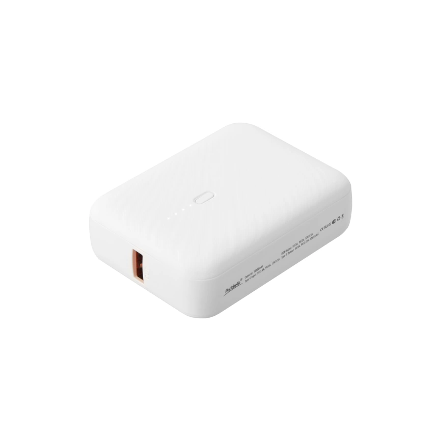 Внешний аккумулятор с функцией быстрой зарядки Formula 10000 mAh, белый фото 1