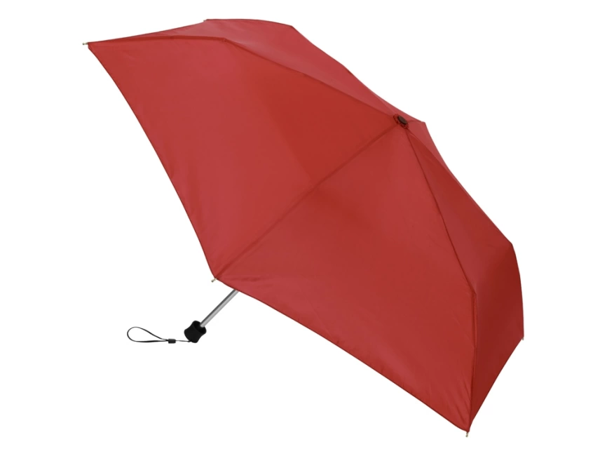 Складной компактный механический зонт Super Light, красный фото 2