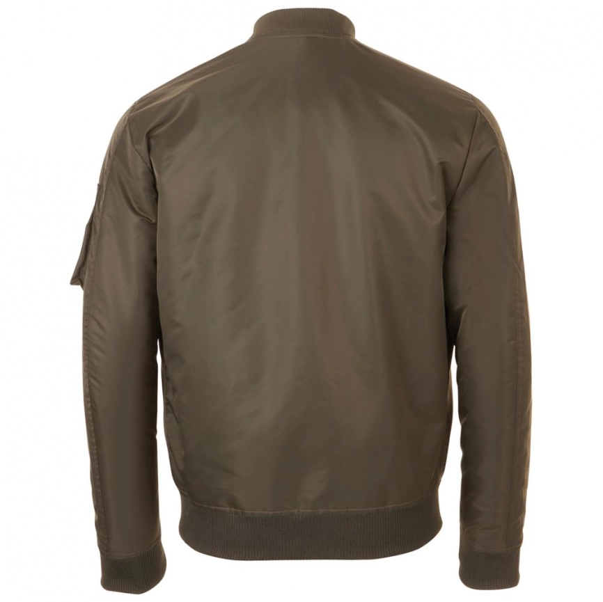 Куртка бомбер унисекс Rebel коричневая, размер XXL фото 2