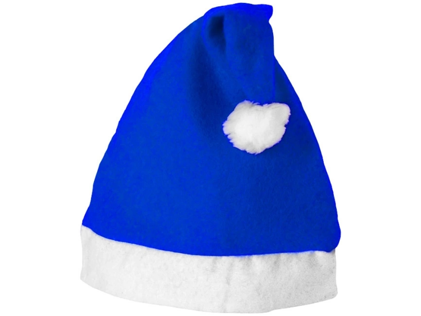 Новогодняя шапка, ярко-синий/белый фото 1