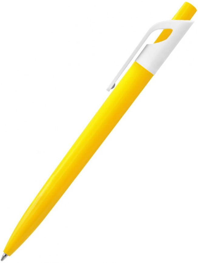 Ручка шариковая Bremen, жёлтая фото 2