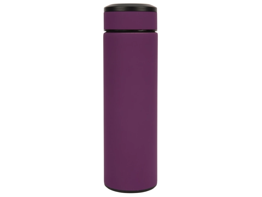 Термос Confident с покрытием soft-touch 420мл, фиолетовый фото 3
