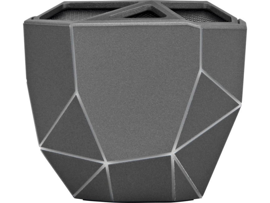 Портативная колонка Geo, мокрый асфальт + белая подсветка фото 3