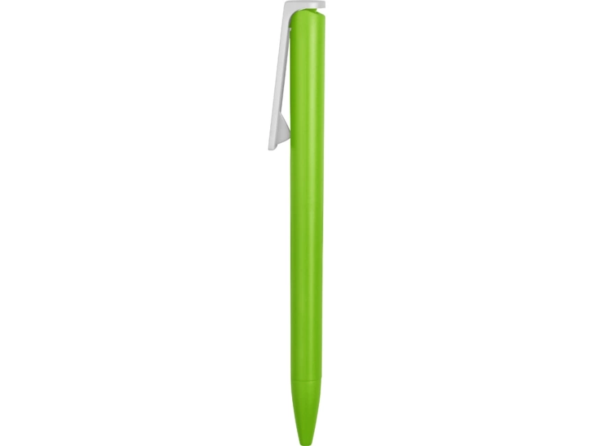 Ручка пластиковая шариковая Fillip, зеленое яблоко/белый фото 4