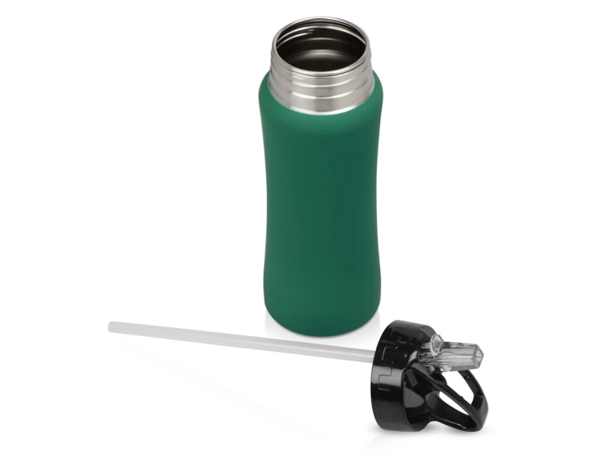 Бутылка спортивная Коста-Рика 600мл, зеленый фото 2