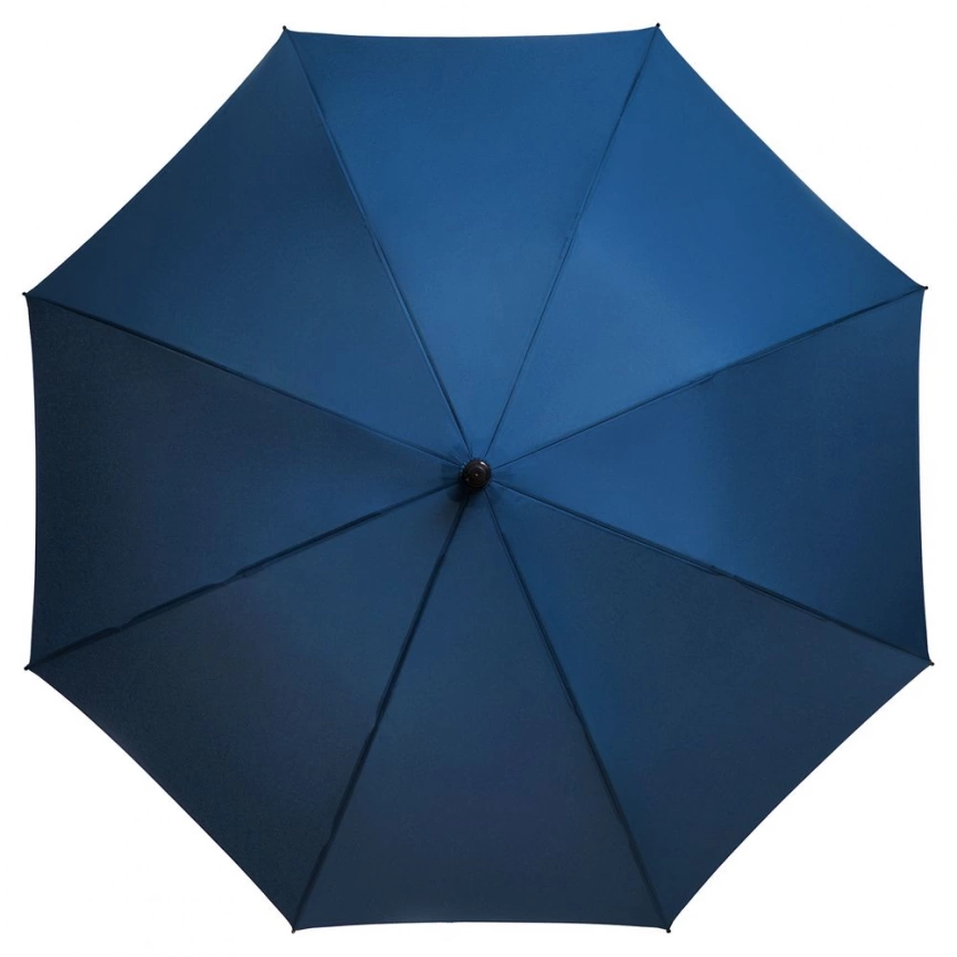 Зонт-трость Magic с проявляющимся рисунком в клетку, темно-синий фото 3
