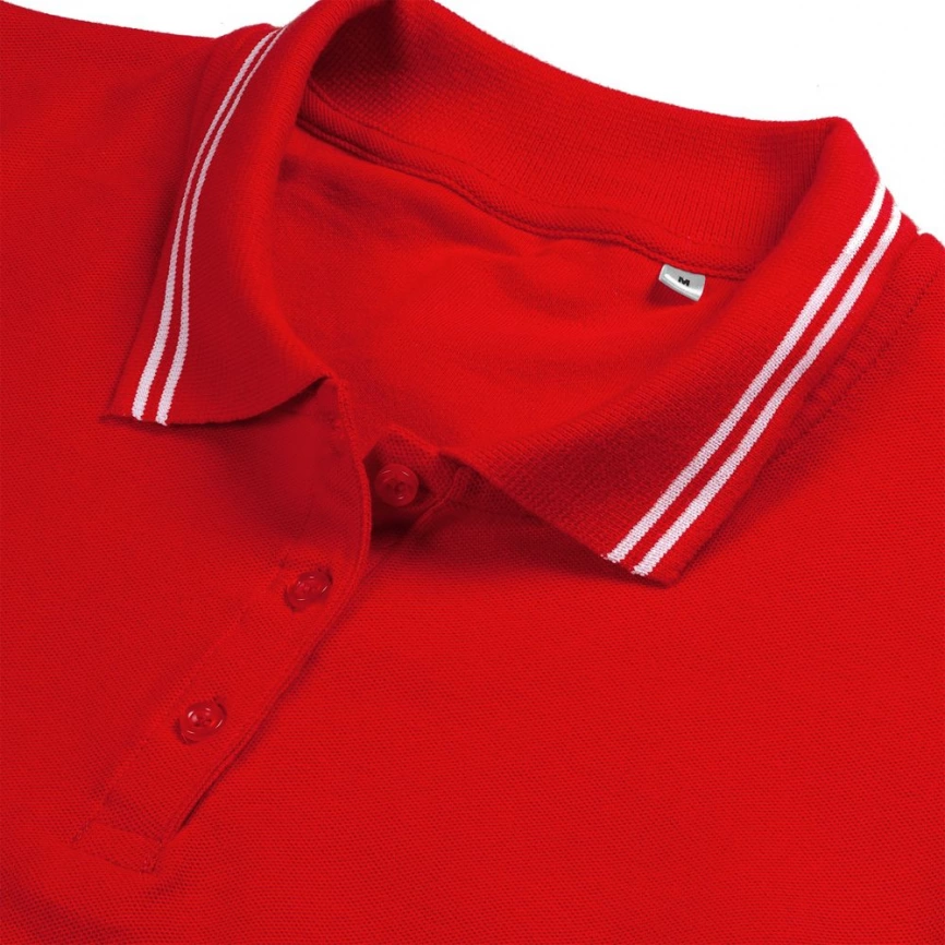 Рубашка поло женская Virma Stripes Lady, красная, размер L фото 3