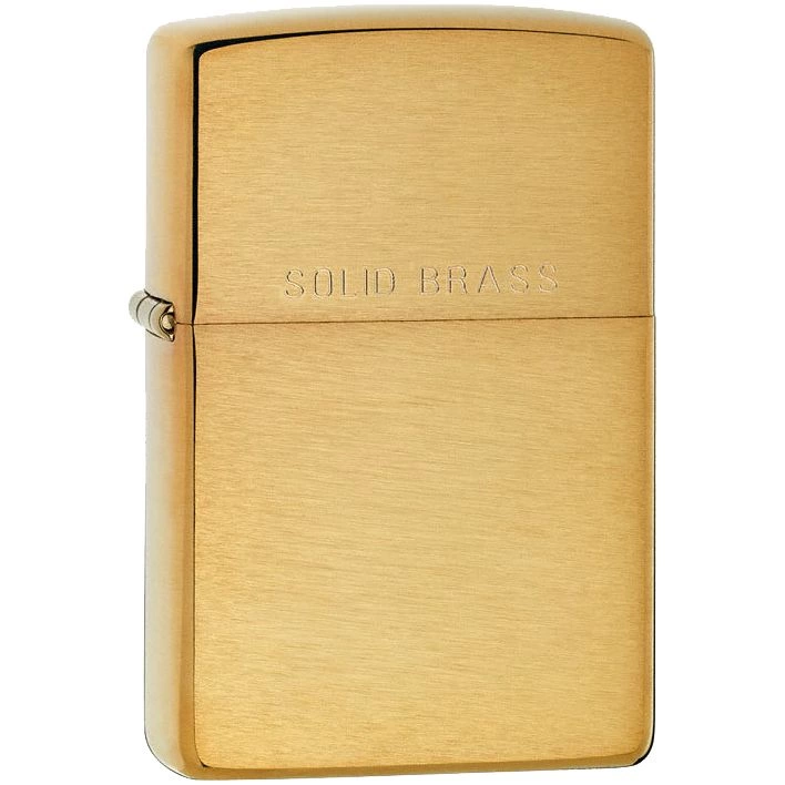 Зажигалка Zippo Classic Brushed, золотистая фото 1