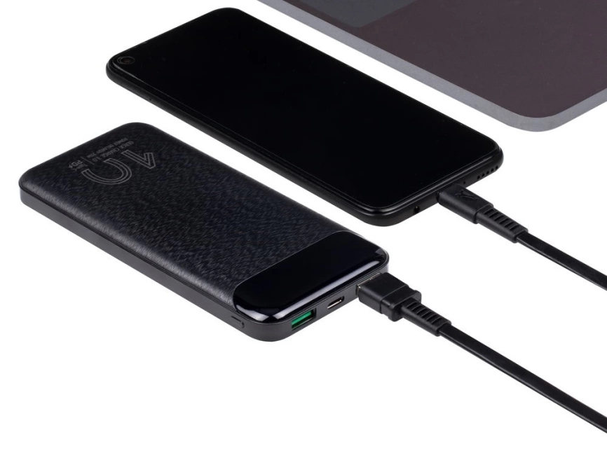 VA2540 (10 000mAh), QC/PD 20W внешний аккумулятор с дисплеем, черный фото 14