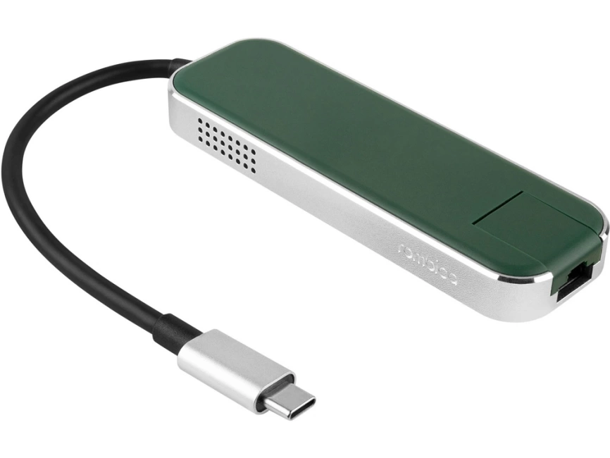 Хаб USB Rombica Type-C Chronos Green фото 3