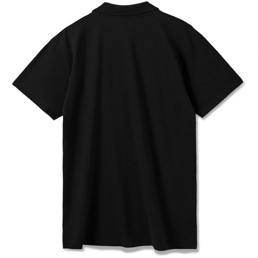 Рубашка поло мужская Summer 170 черная, размер XL фото 9