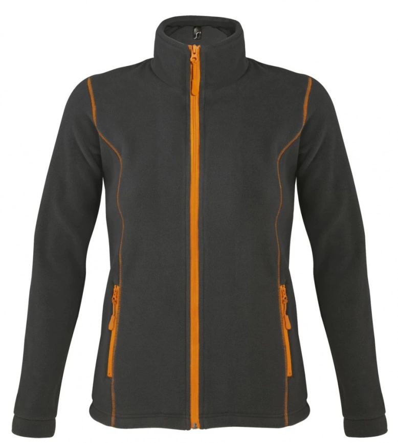 Куртка женская Nova Women 200, темно-серая с оранжевым, размер M фото 1