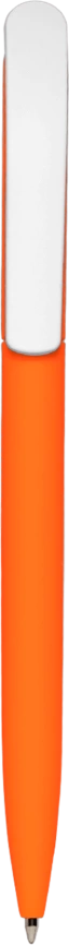 Ручка шариковая VIVALDI SOFT, оранжевая с белым фото 2