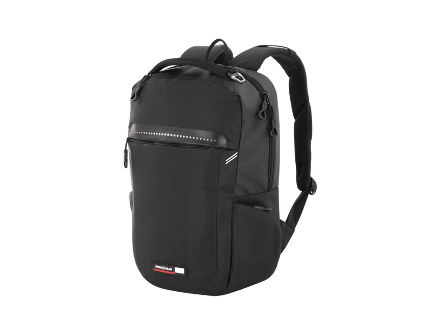 Рюкзак SWISSGEAR 14, полиэстер 600D, 30 x 14,5 x 43 см, 19 л, черный фото 1