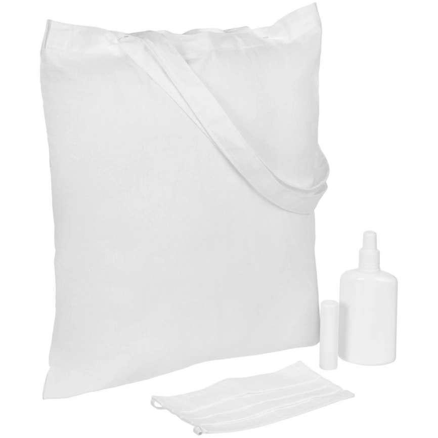 Набор White Guard с санитайзером и сумкой, белый, размер M фото 1