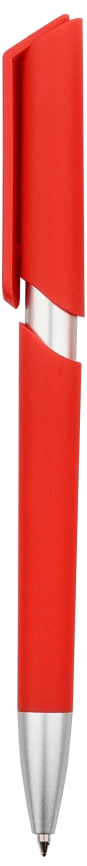 Ручка шариковая ZOOM SOFT, красная фото 4