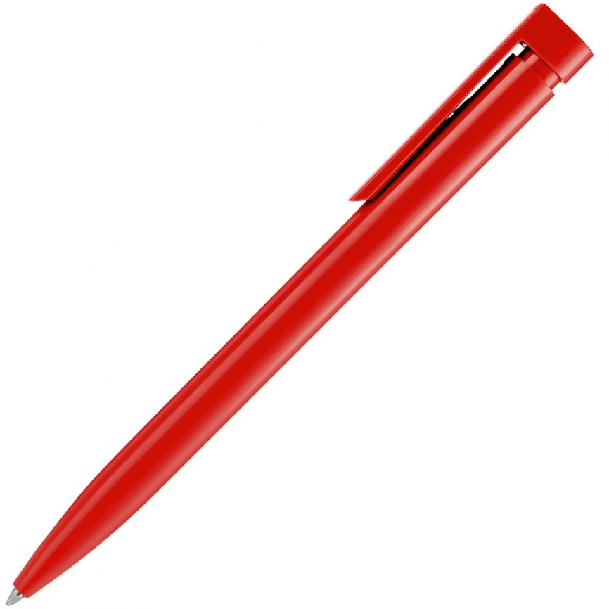 Ручка шариковая Liberty Polished, красная фото 3