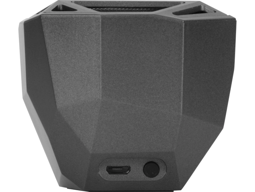 Портативная колонка Geo, мокрый асфальт + белая подсветка фото 5